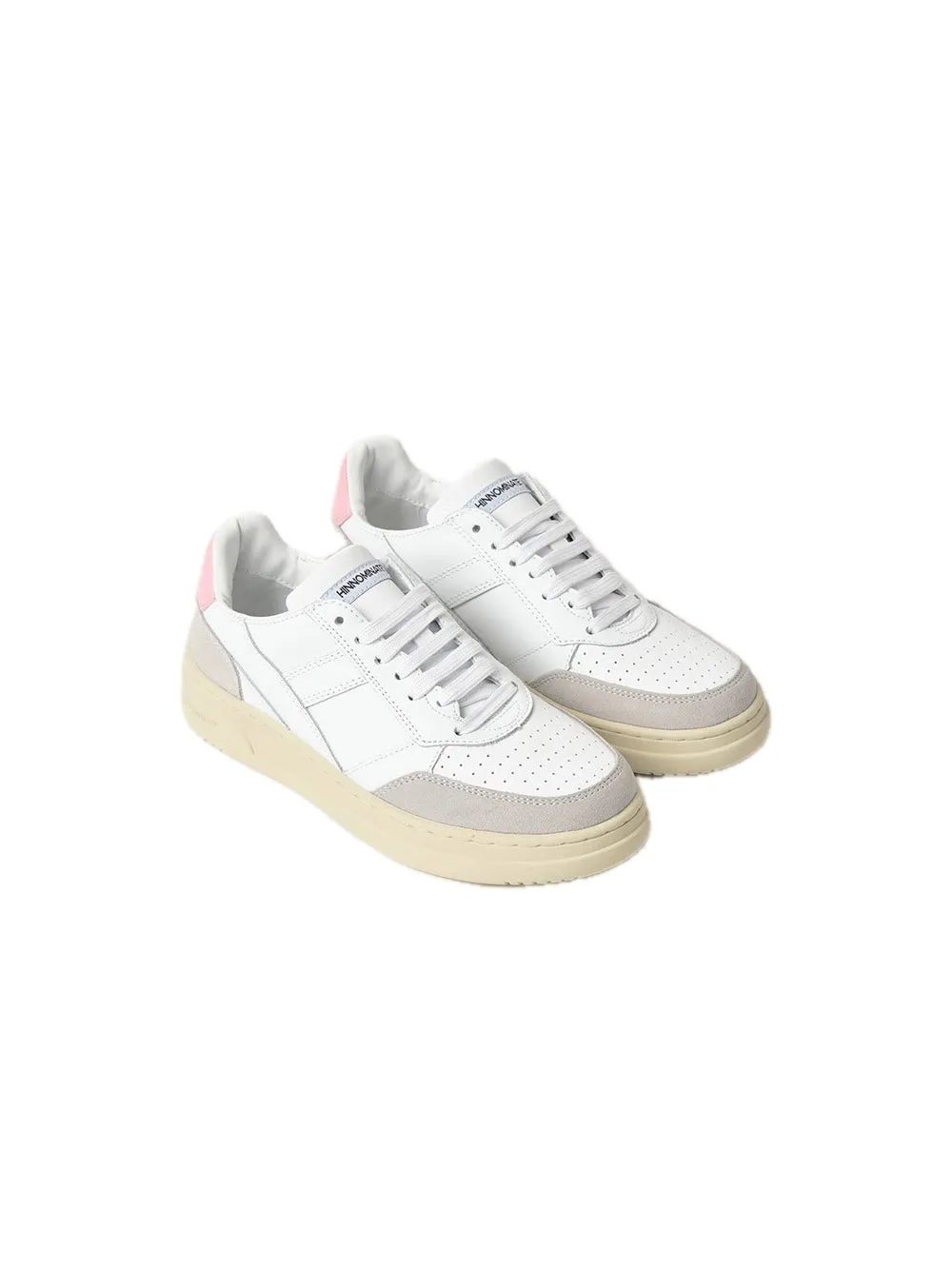 Sneakers In Action Leather Con Inserti Suede - Rosa