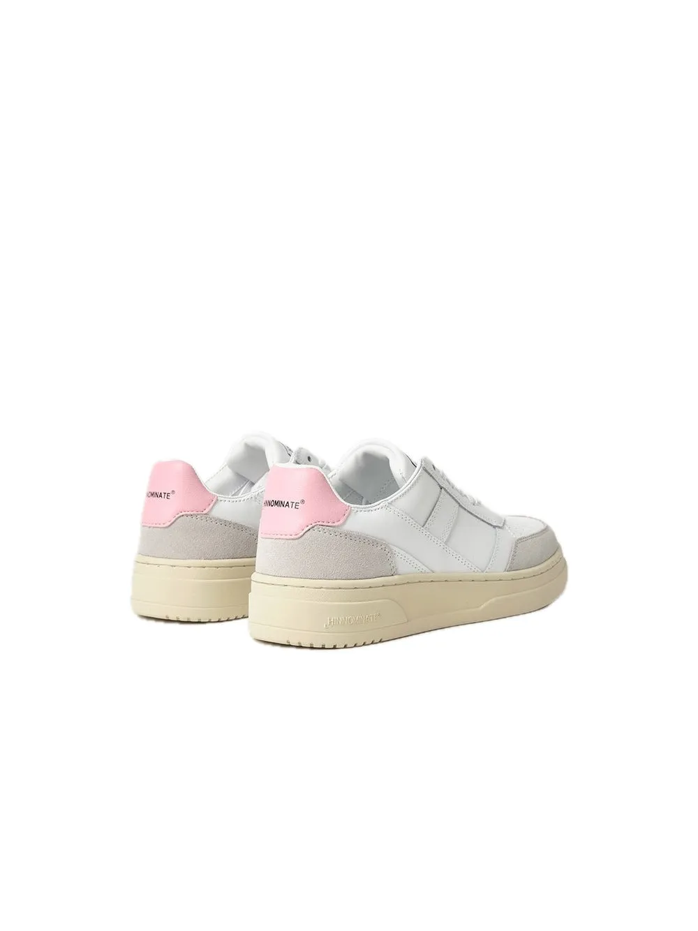 Sneakers In Action Leather Con Inserti Suede - Rosa