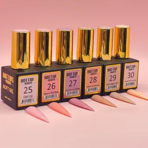 Soft Gel - Get Up Collection 6 Colors (#25-30) - Buy 5 Get 1 Free