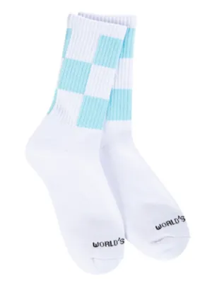 Sport Crew Sock - Checkered Plume
