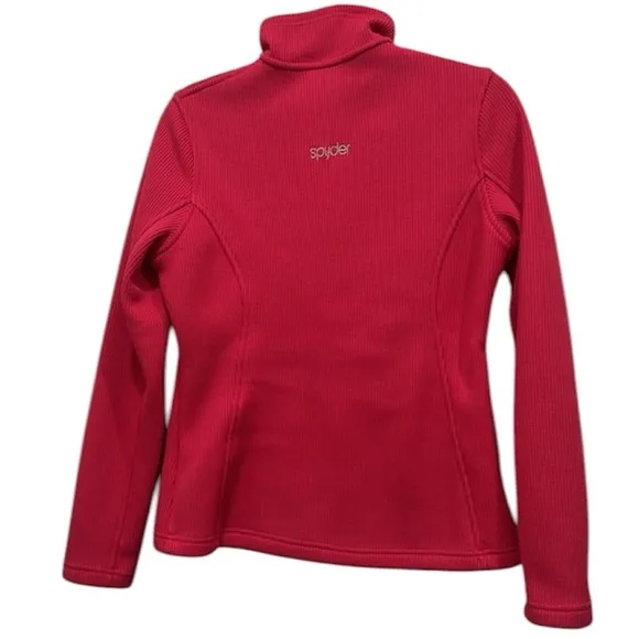 Spyder Endure weight core full zipper sweater-jacket pockets with zipper size M