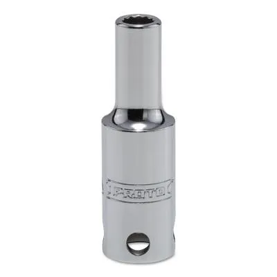 Stanley® Products Tether-Ready Drive Deep Sockets, 1/2 in Drive, 1 1/4 in, 1 3/4 in L, 12 Points, 5440-TT