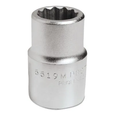 Stanley® Products Torqueplus Metric Sockets 3/4 in, 3/4 in Drive, 23 mm, 12 Points, 5523M