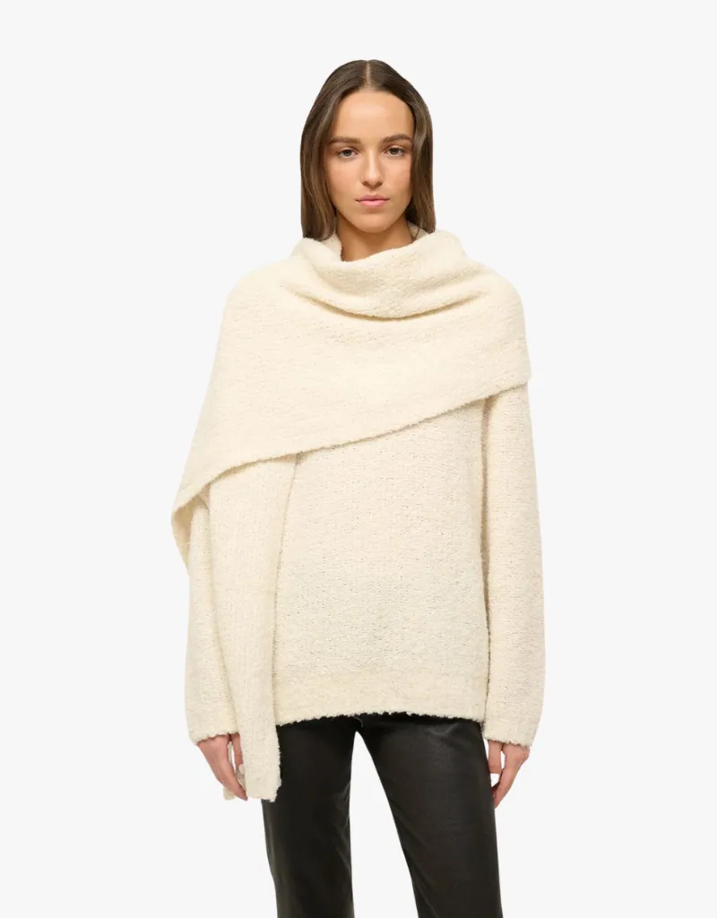 Staud Siren Sweater in Ivory