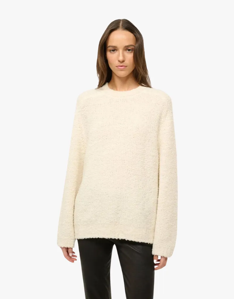 Staud Siren Sweater in Ivory
