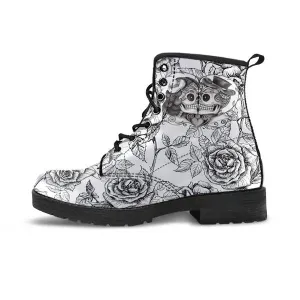 Sugar Skull Kiss - Boots