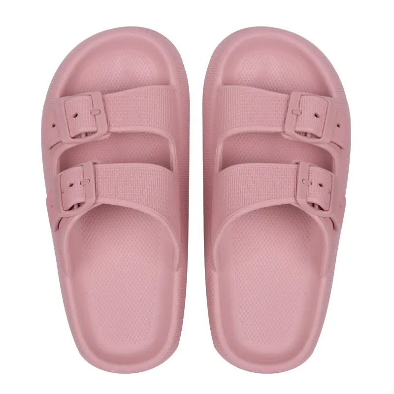 Summer Women Outdoor Indoor Thick-soled Eva Sandals And Slippers