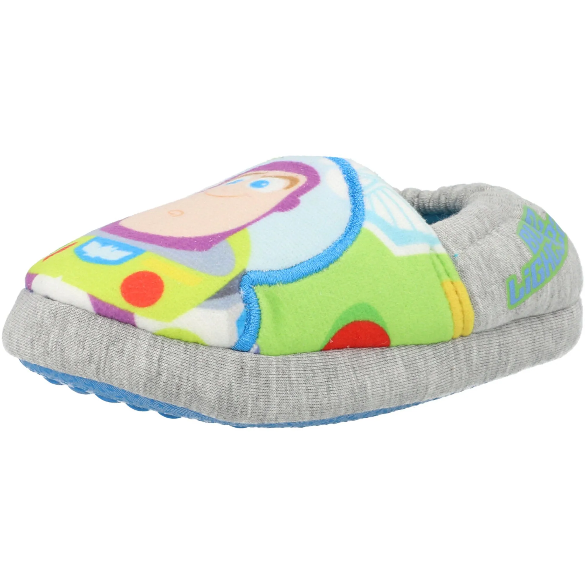 Toy Story Buzz Grey Kids Slippers