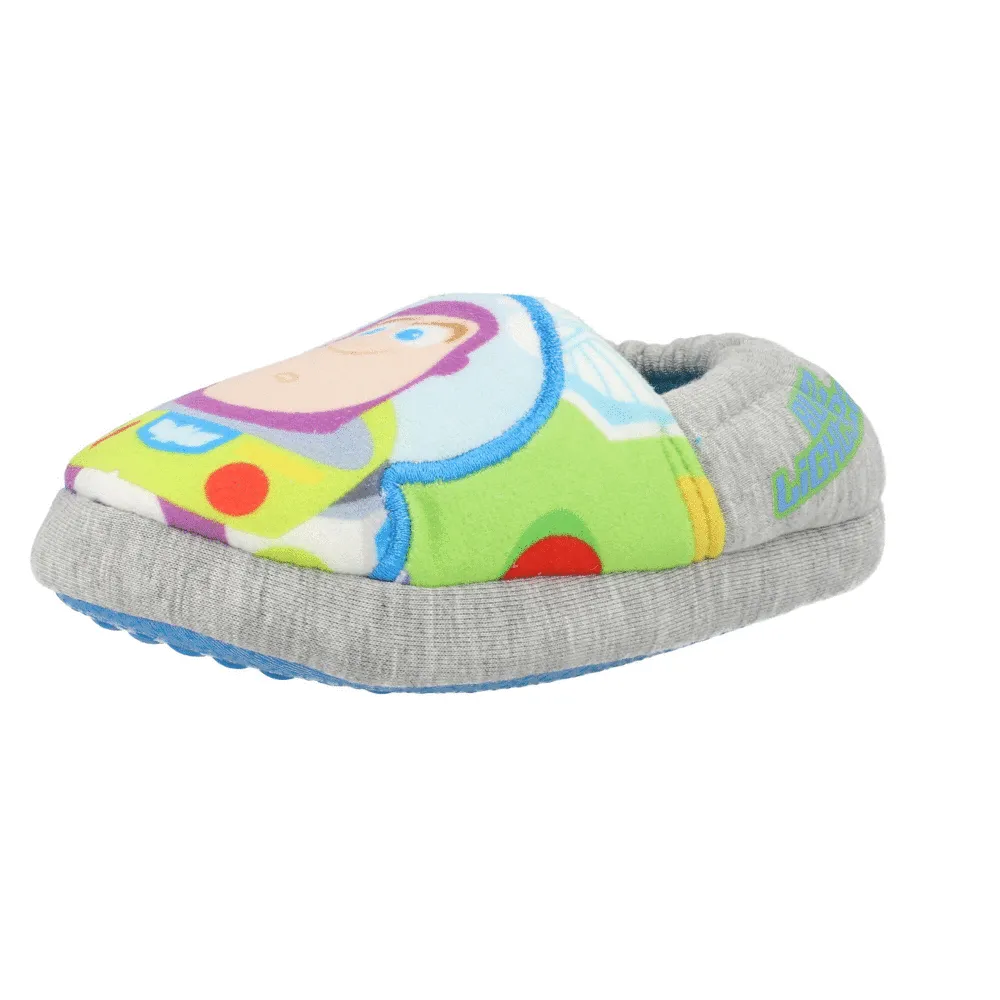 Toy Story Buzz Grey Kids Slippers