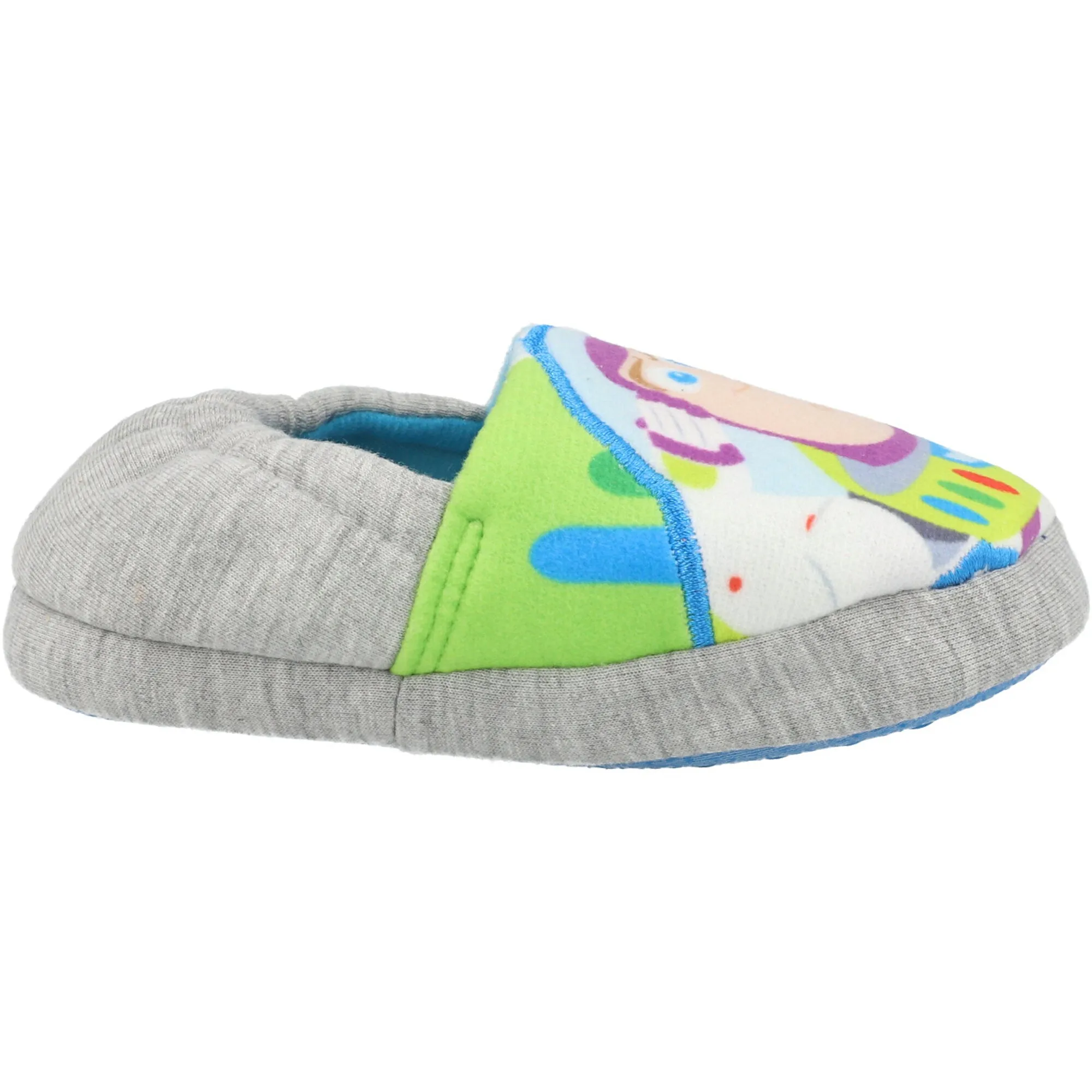 Toy Story Buzz Grey Kids Slippers