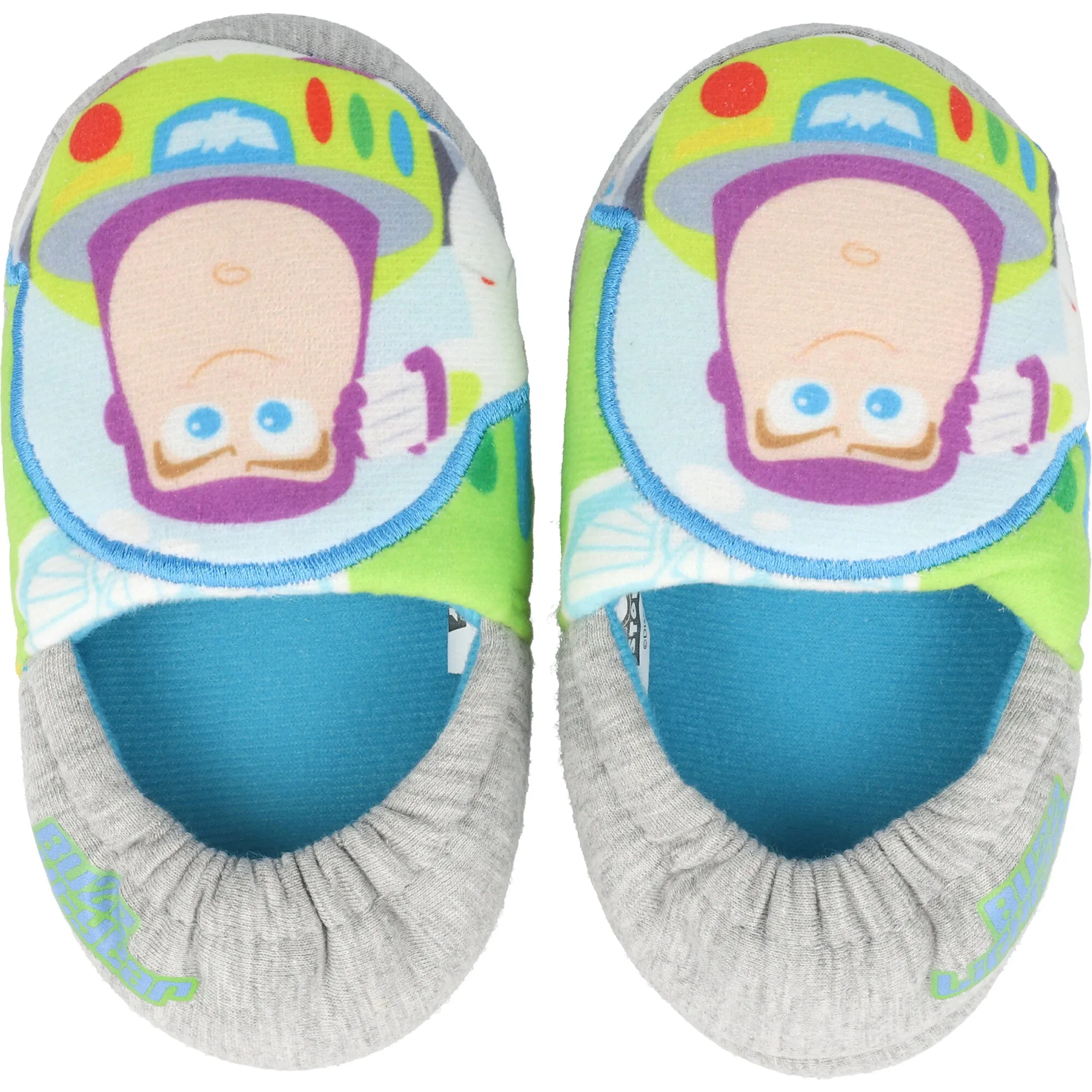 Toy Story Buzz Grey Kids Slippers
