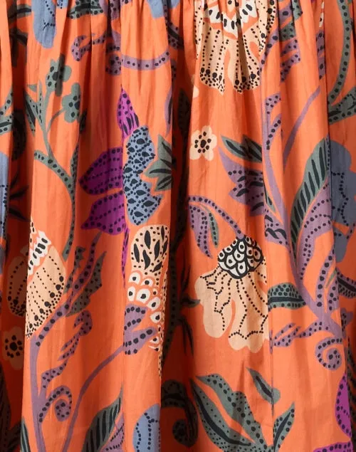 Turin Multi Print Cotton Dress