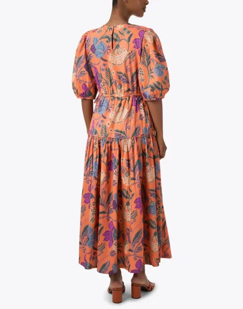 Turin Multi Print Cotton Dress