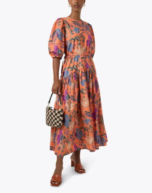Turin Multi Print Cotton Dress