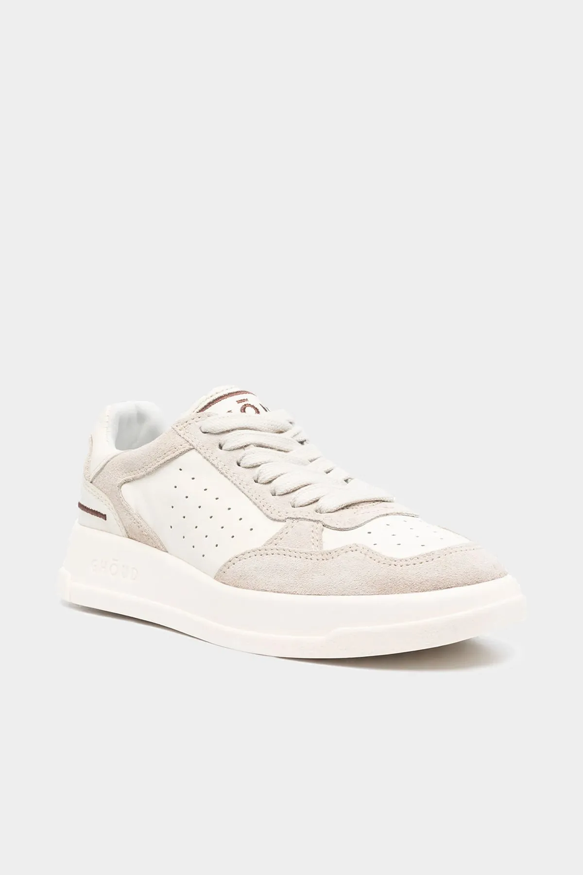 Tweener Leather & Suede Sneakers in Neutral