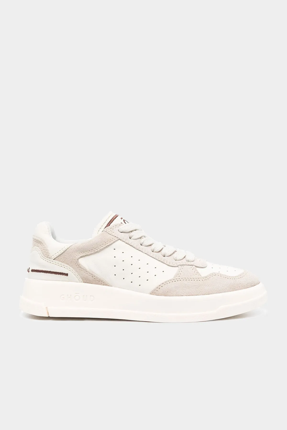 Tweener Leather & Suede Sneakers in Neutral