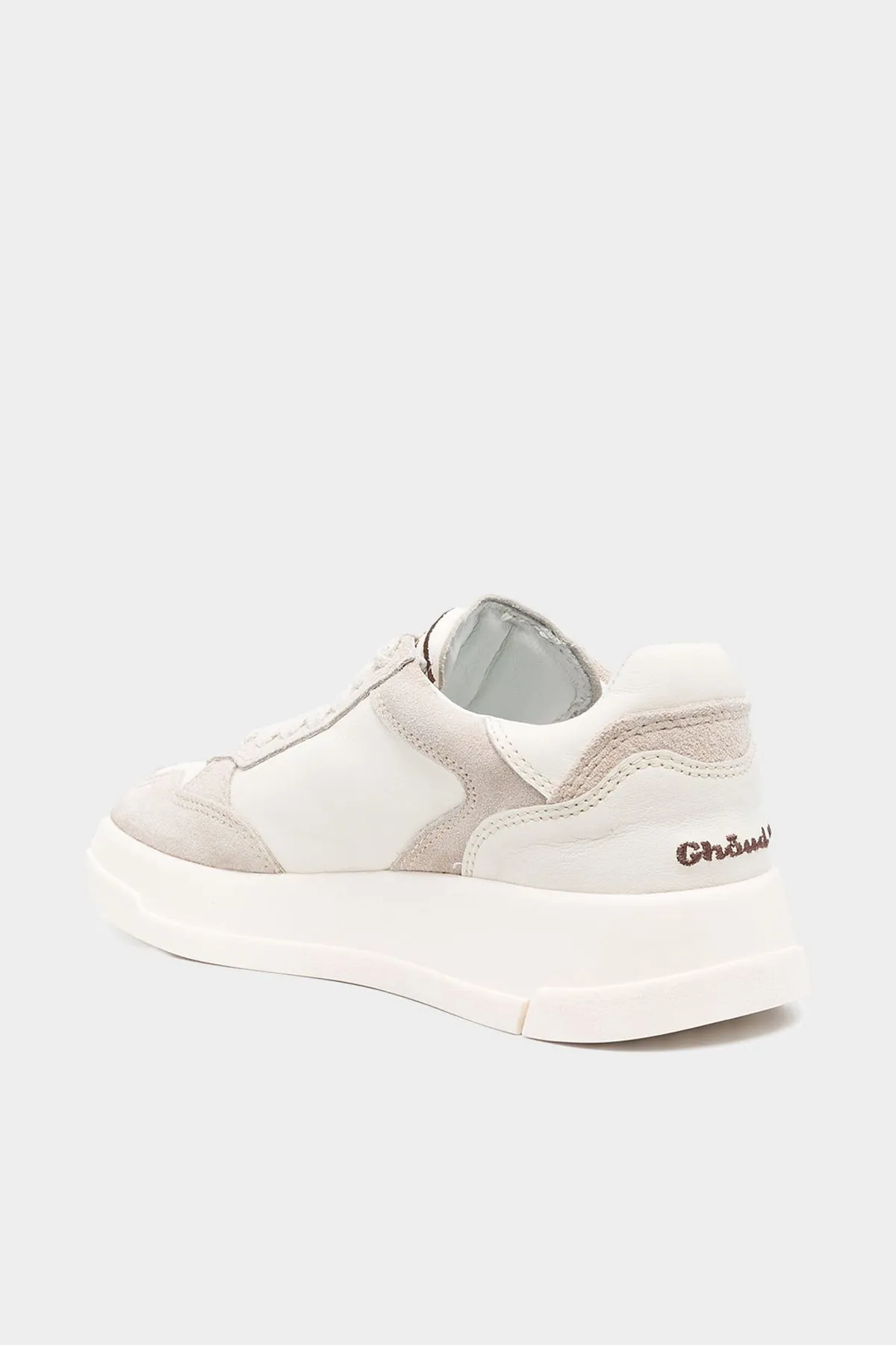 Tweener Leather & Suede Sneakers in Neutral