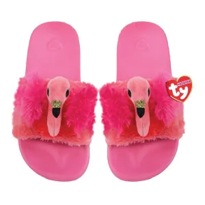 Ty Fashion Slide Slippers Gilda Flamingo - Size 32-34