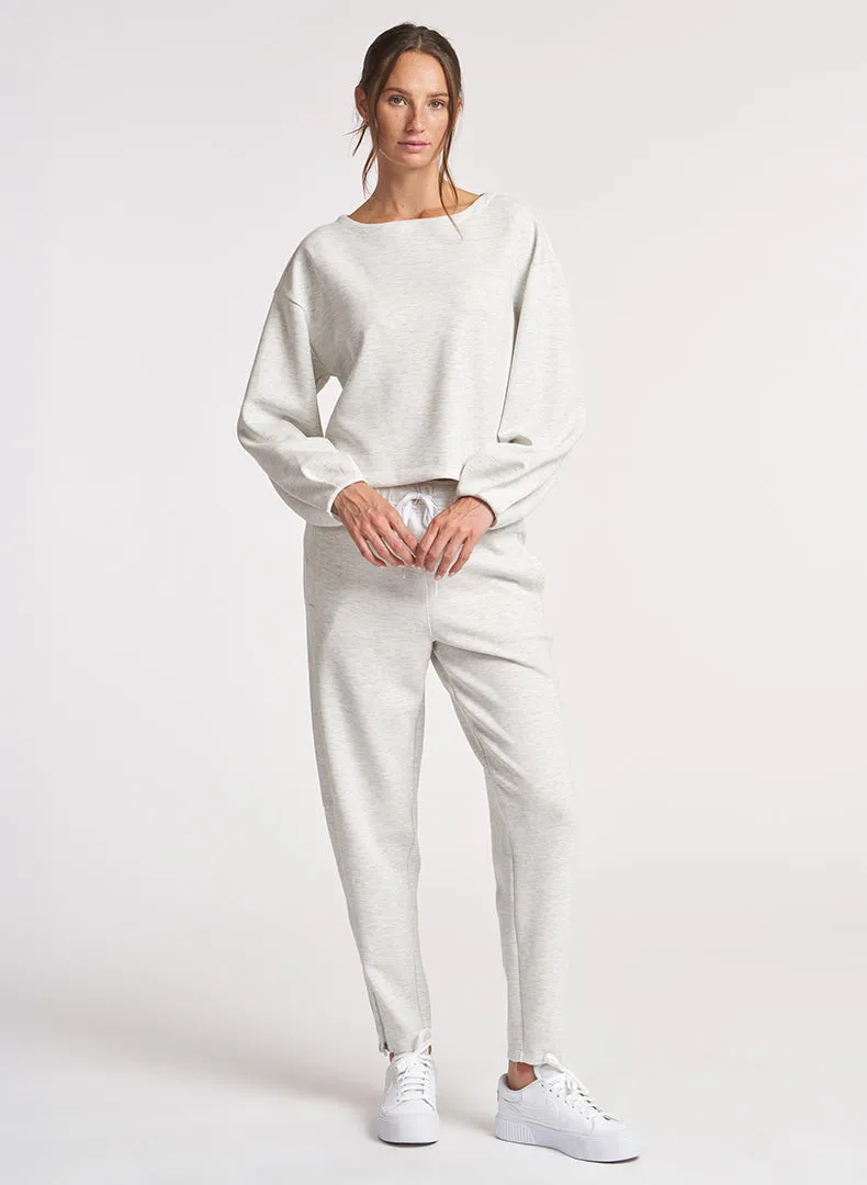 Ultraluxe Pleat Cuff Pullover