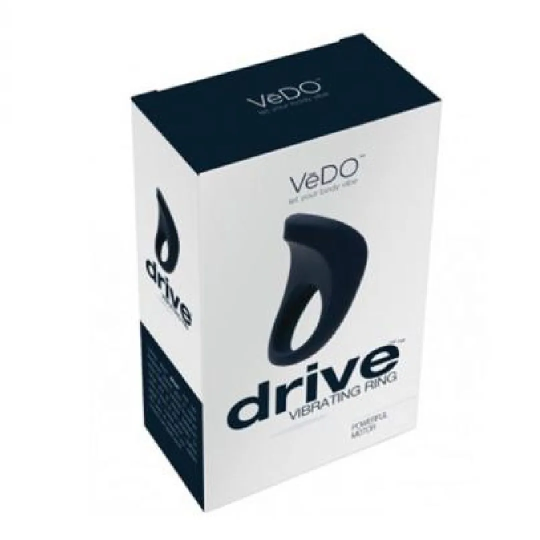 VeDO Drive Vibrating Silicone Cock Ring - Black