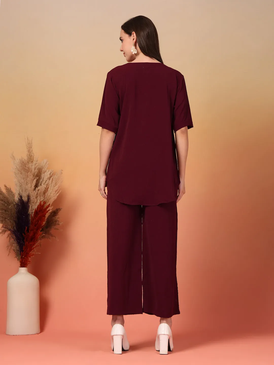 Vintage Cherrywood Co-ord Set by Italian Vega