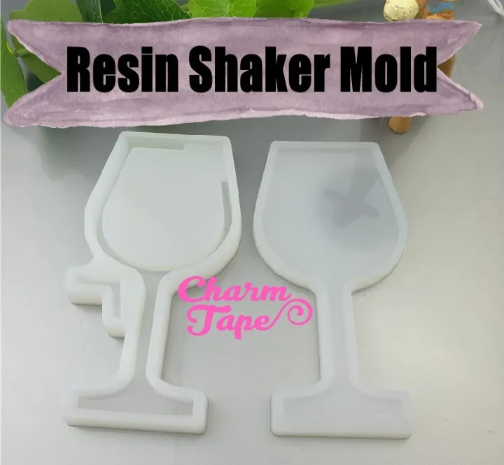 Wine Glass UV Resin Mold, Resin Shaker Mold, Epoxy, Shaker Mold Silicone Silicon flexible mold Q213