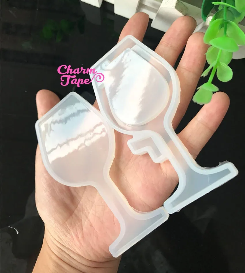 Wine Glass UV Resin Mold, Resin Shaker Mold, Epoxy, Shaker Mold Silicone Silicon flexible mold Q213