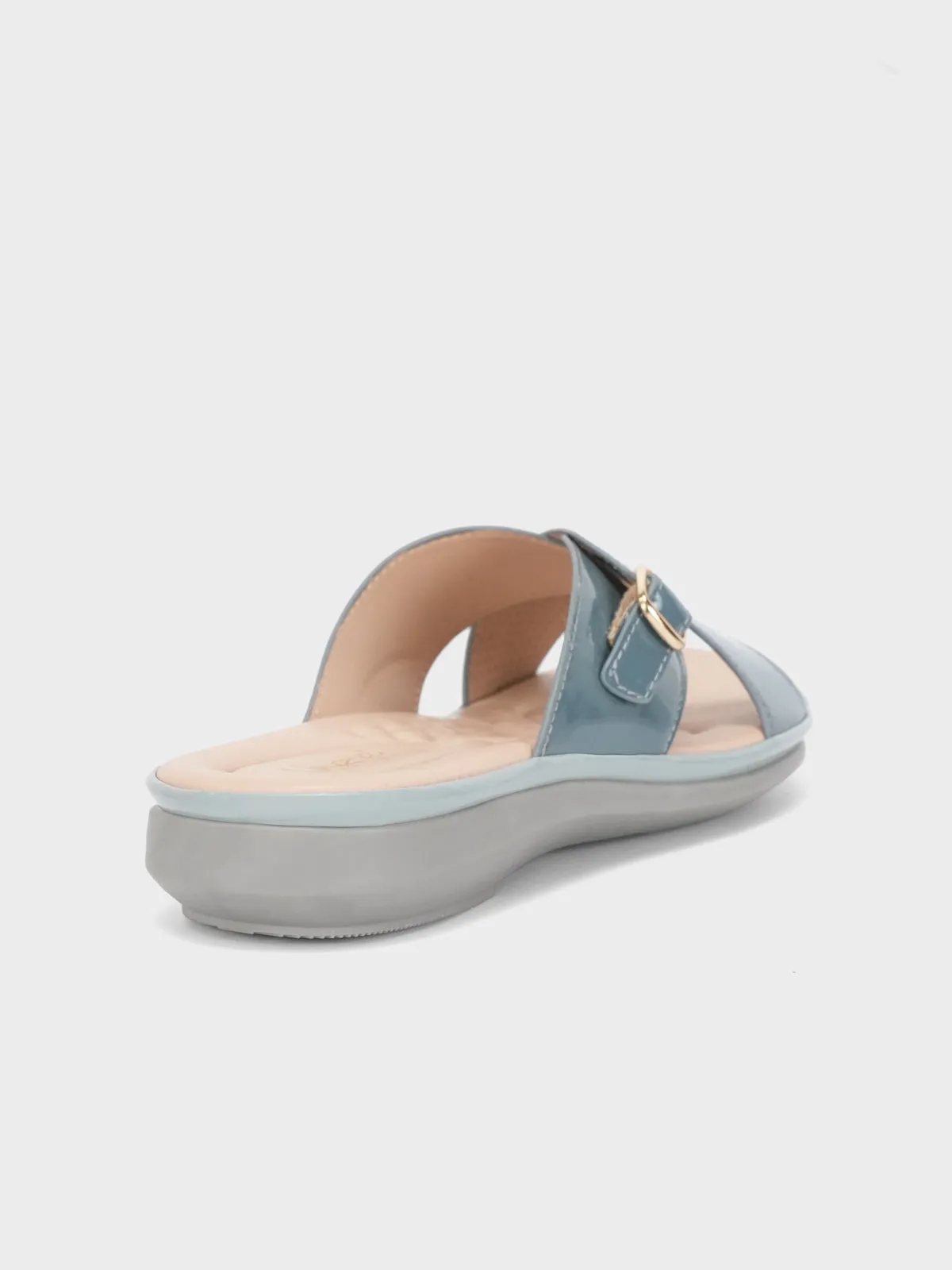 Women "CRESIDA" Crossover Comfy Flat Slippers