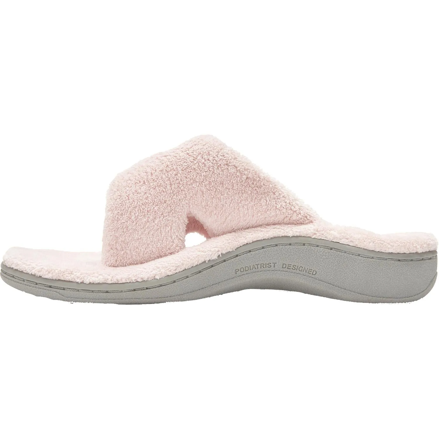 Women's Vionic Relax Slippers Pink Terrycloth