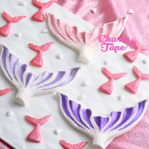 XL Mermaid Tail Silicone mold flexible, for polymer clay, resin jewelry or cake making K132