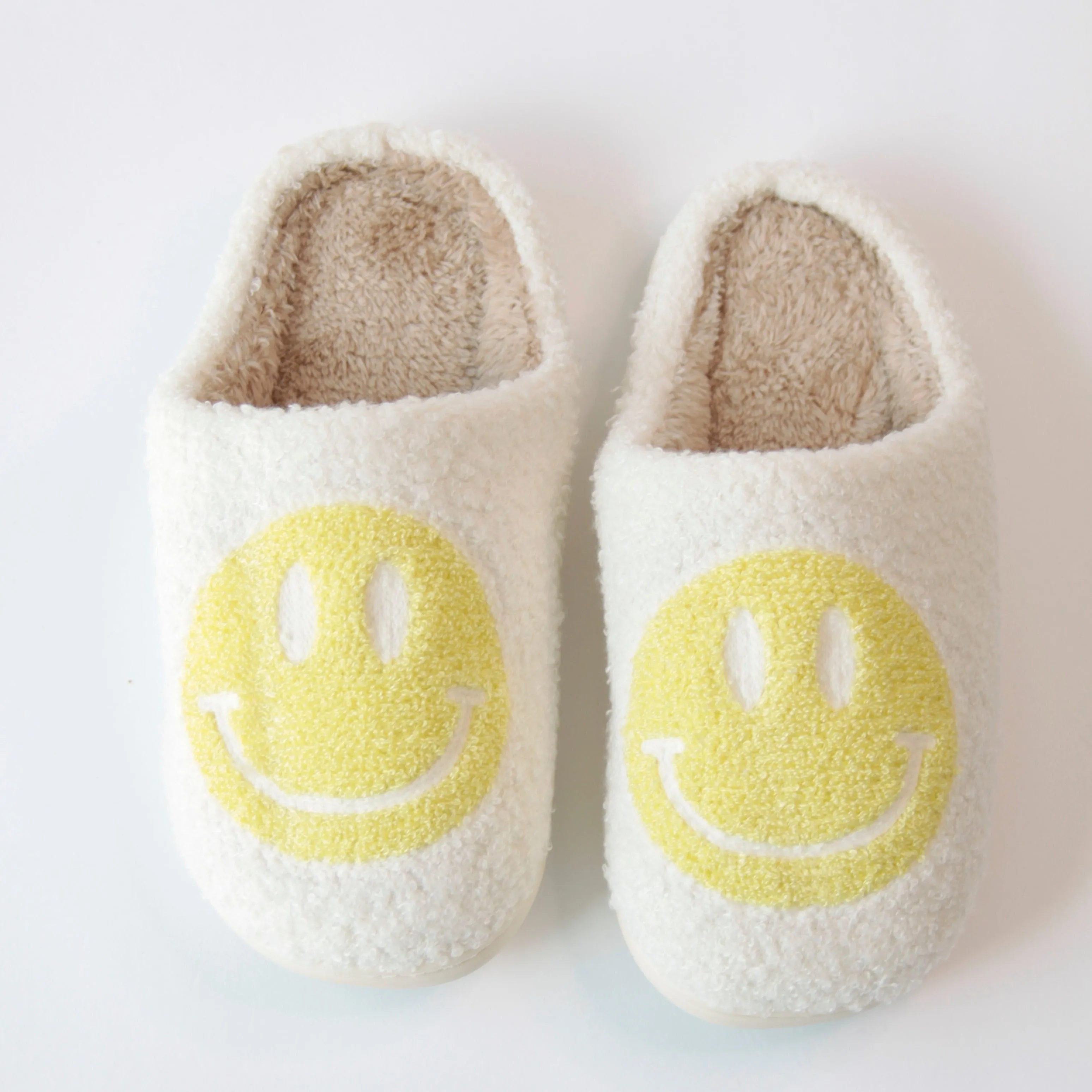Yellow Lime Happy Slippers