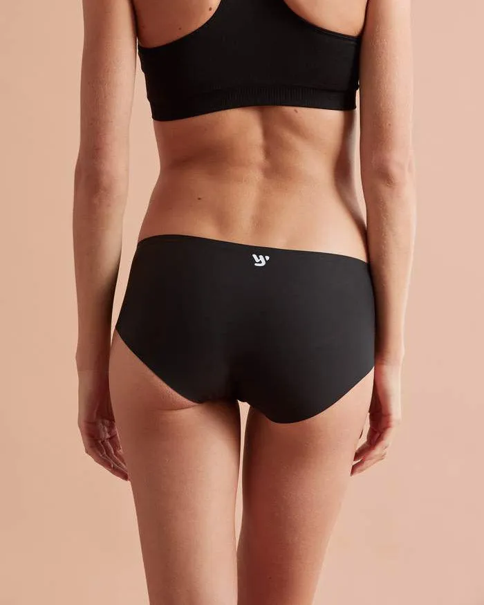 Yellow Willow Buddhi Briefs - Black