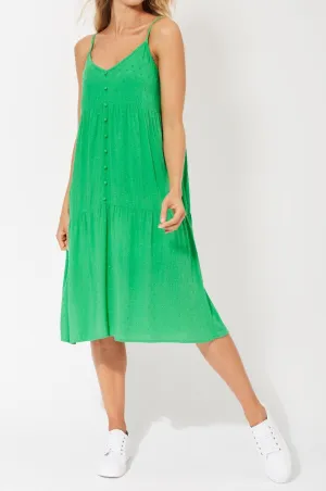 Zanzibar Midi Dress - Key Lime